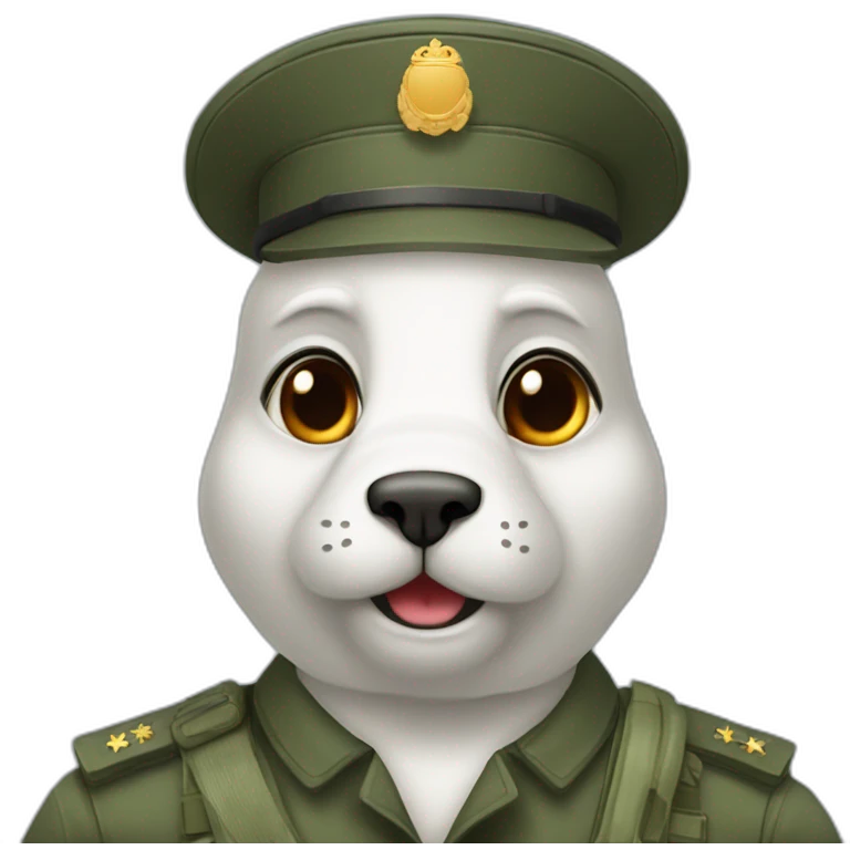 Conejo militar  emoji