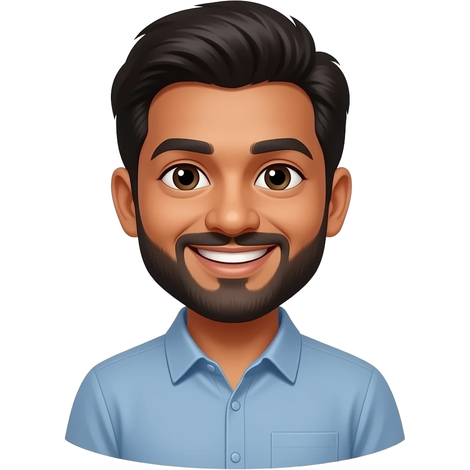 can you make an emoji of a man from India with a cation bubble of him saying " Be Kind Man ! " emoji