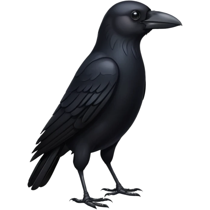 غراب معطين ضهره emoji