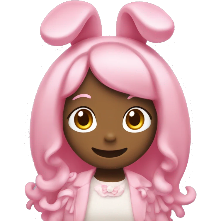 My melody happy emoji
