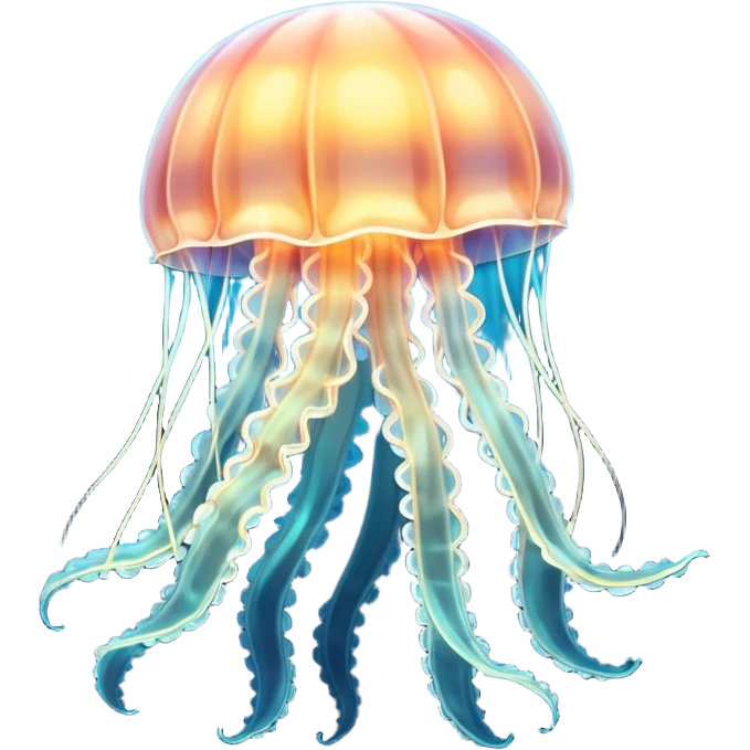 Light strobe jelly fish show lights emoji