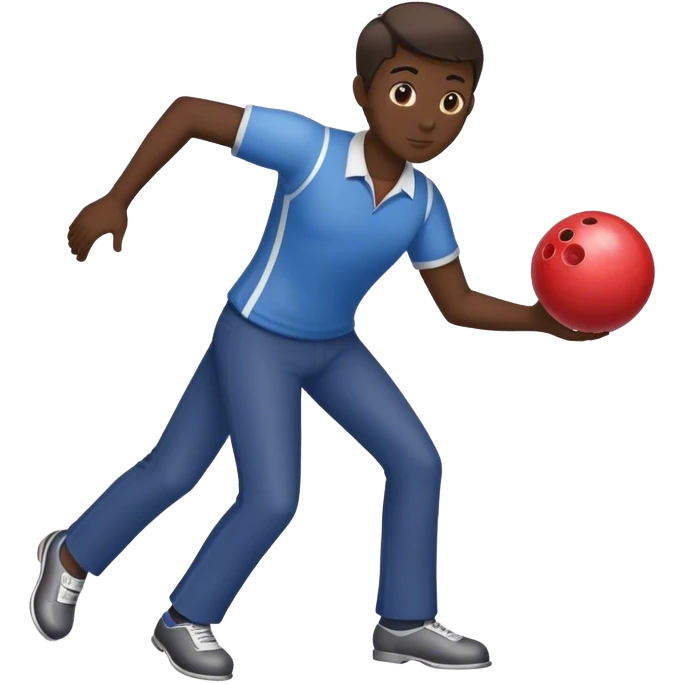 playing bowling emoji