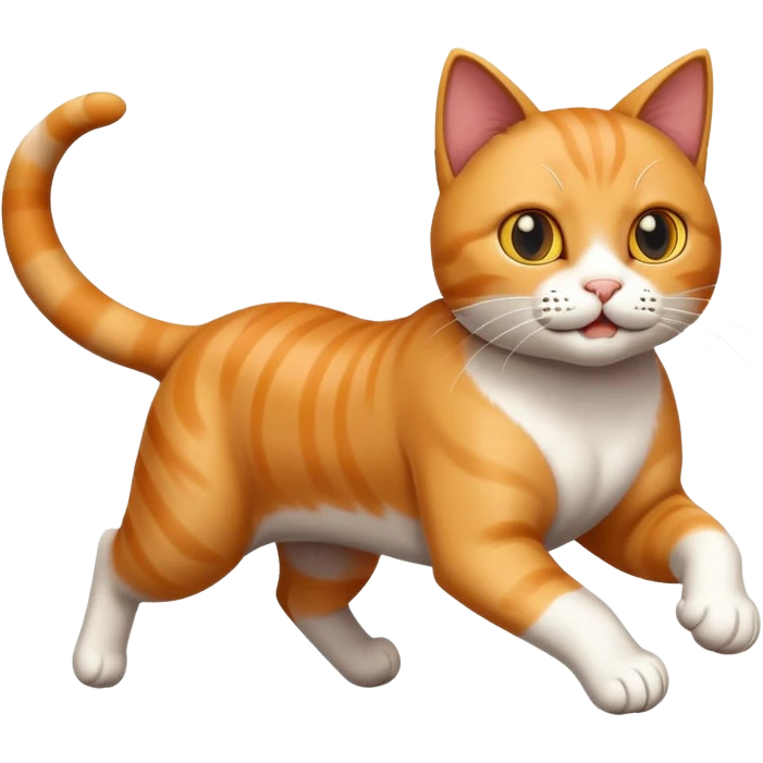Cat running  emoji