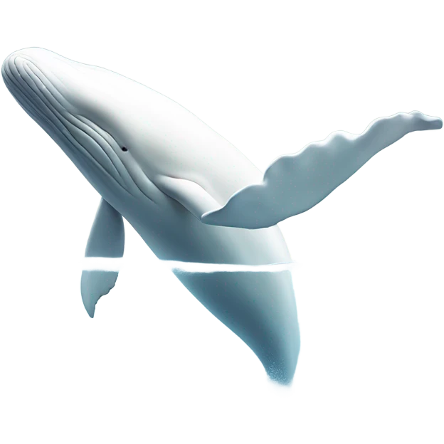 white whale , underside emoji