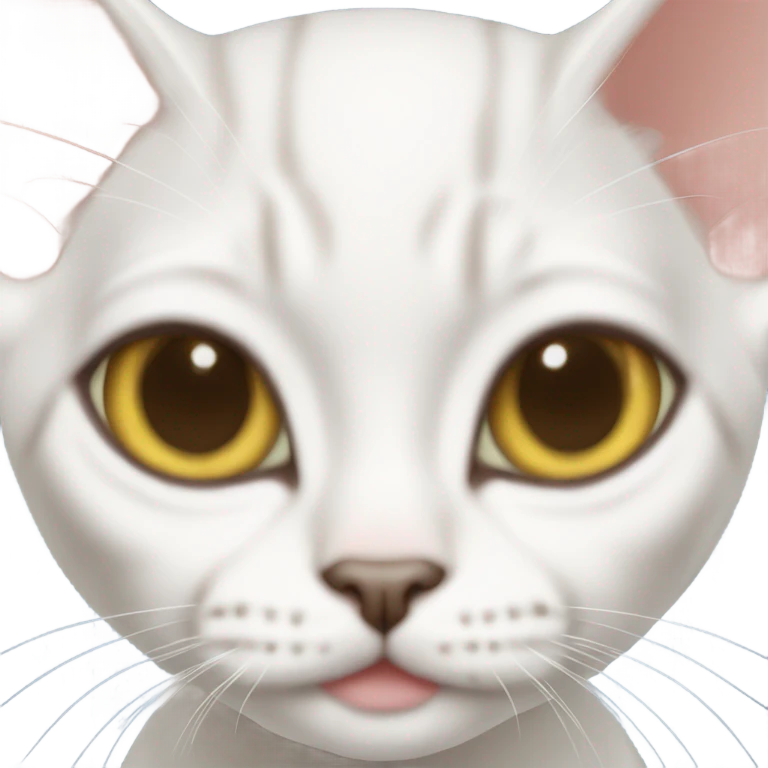 devon rex cat white emoji