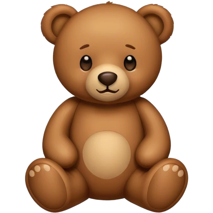 Brown teddy  emoji