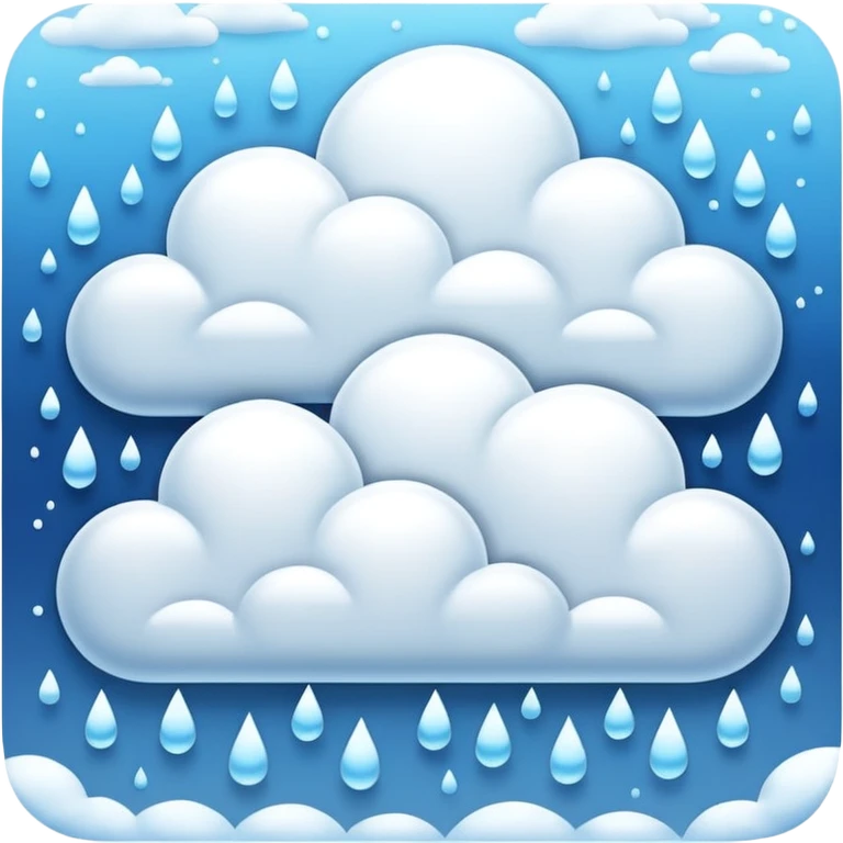 snowing clouds emoji