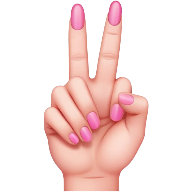 Pink middle finger  emoji
