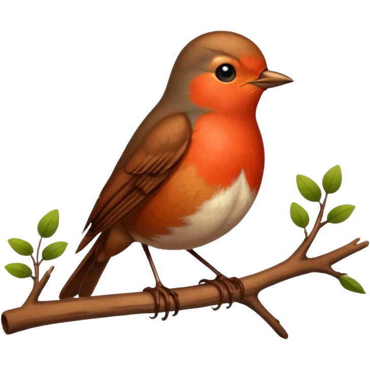 Robin bird emoji