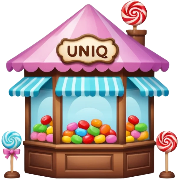 Candyshop with name: UNIQ emoji