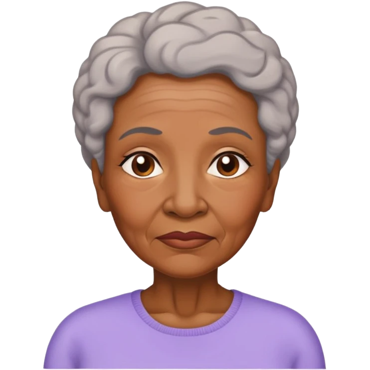 black mum with alzheimers  emoji