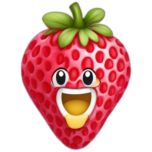 Fraise framboise mirtylle emoji