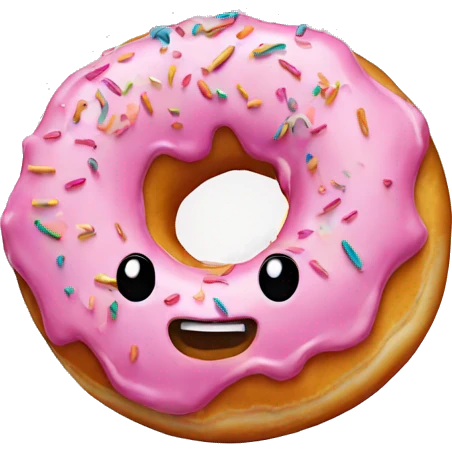 a donut emoji