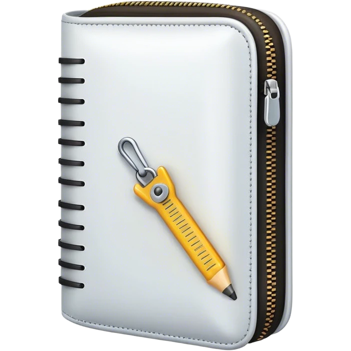 File with zipper emoji