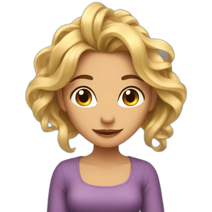 women tangled emoji