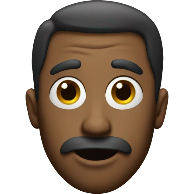Weird man emoji
