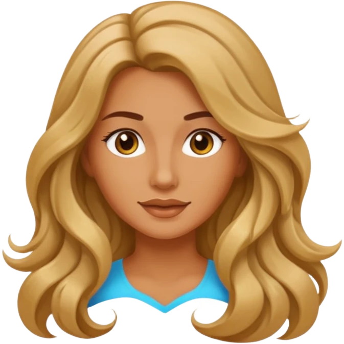 A woman with a pussy with nothing  emoji