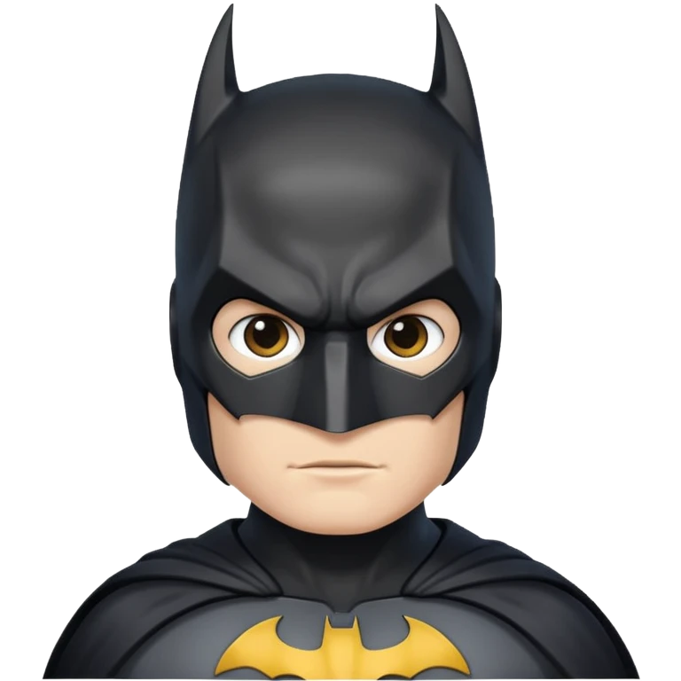 BATMAN LOGO, WHITE PERSON  emoji