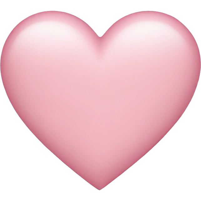 light pink heart  emoji