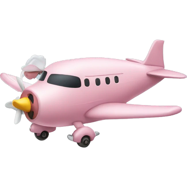 Pig flying a plane  emoji