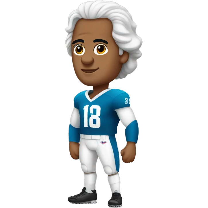 alexander hamilton wearing a football jersey emoji