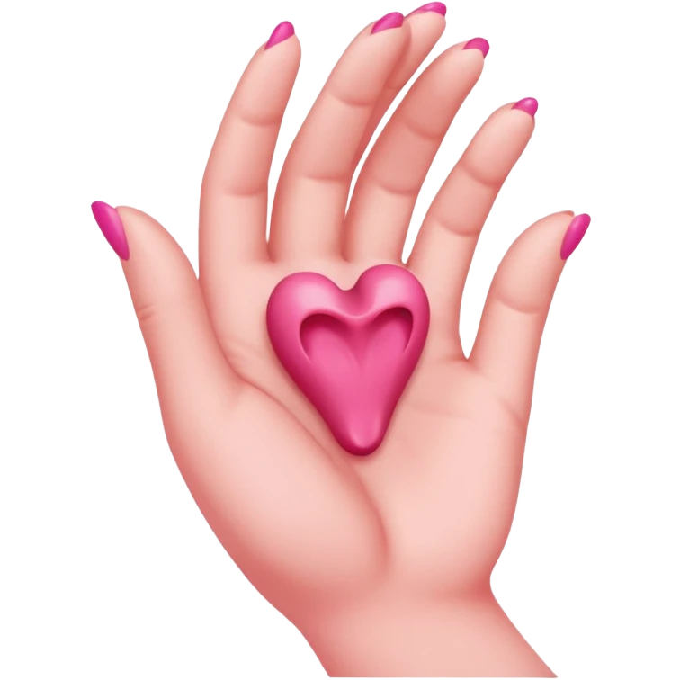 An hand on a pussy emoji