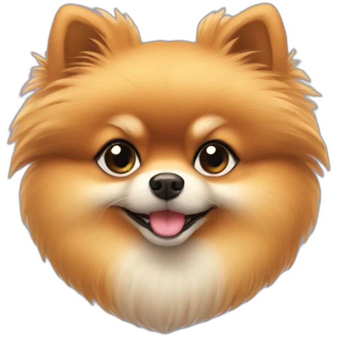 pomeranian-in-love emoji