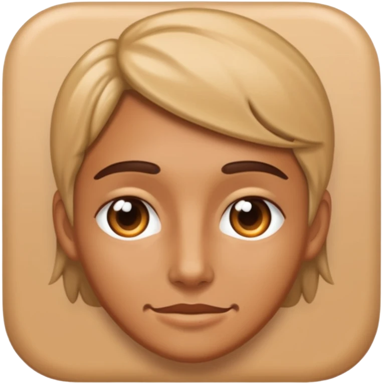 Someone self tanning emoji