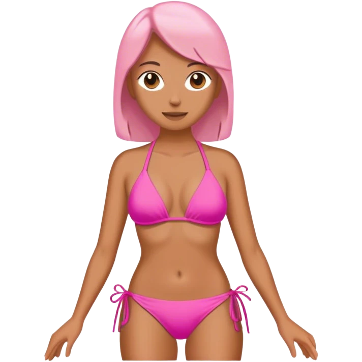 pink bikini emoji