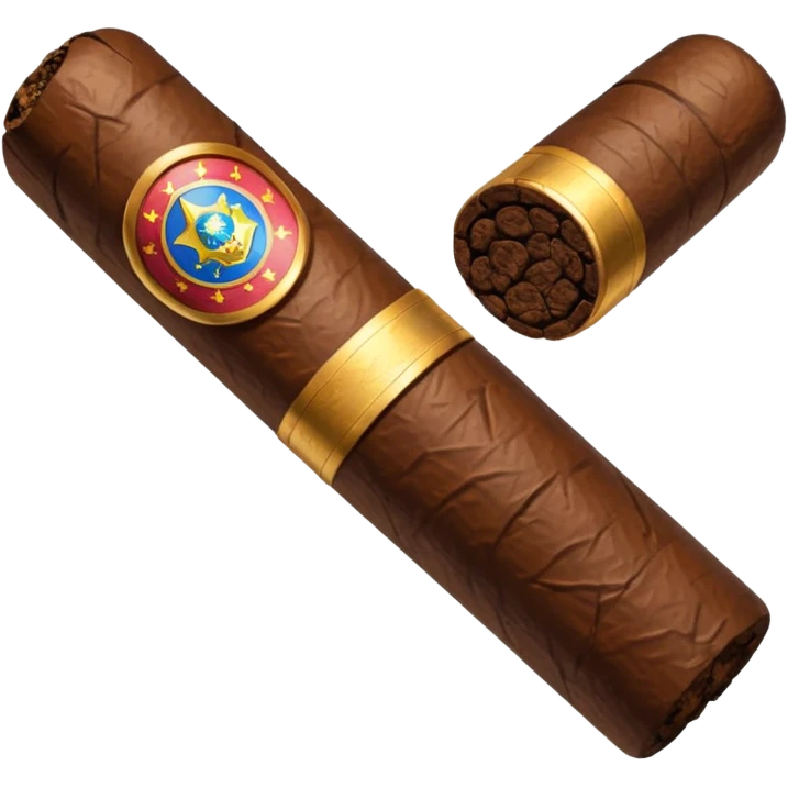 a large maduro cigar emoji