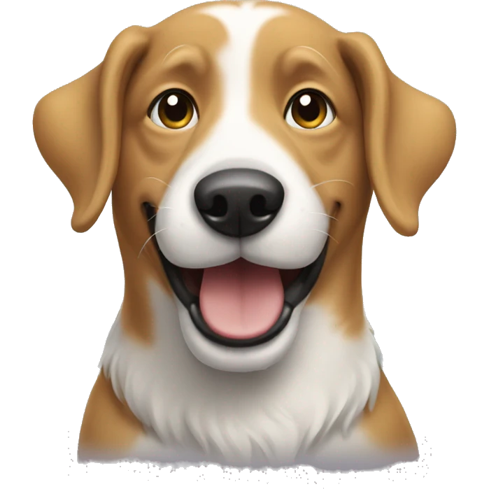 happy dog walker emoji