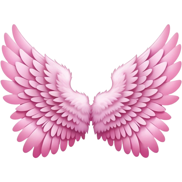 pink angel wings emoji