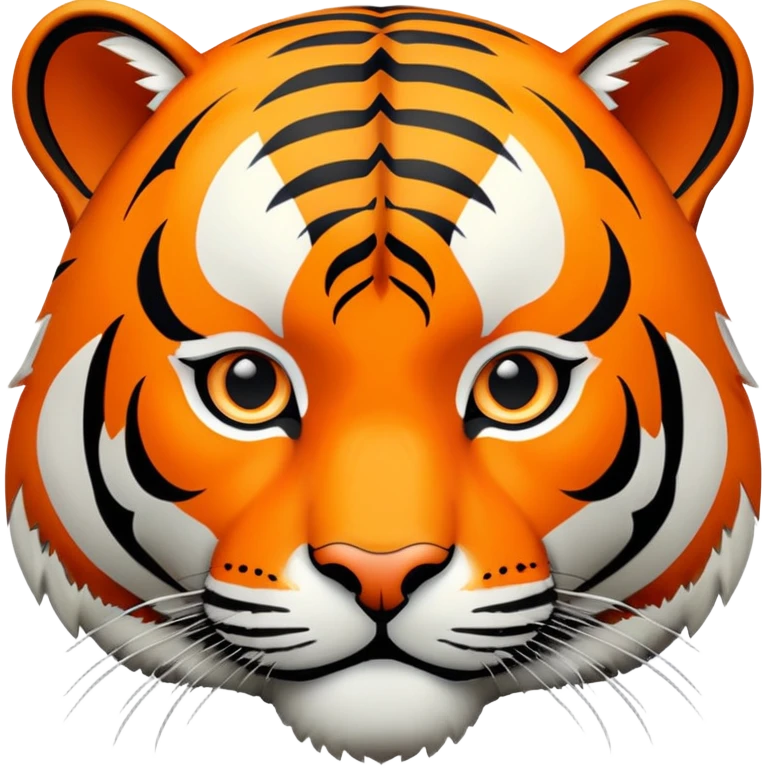 tiger face with HYPE text for Twitch emote emoji