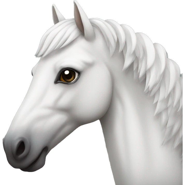 Pegaso blanco emoji