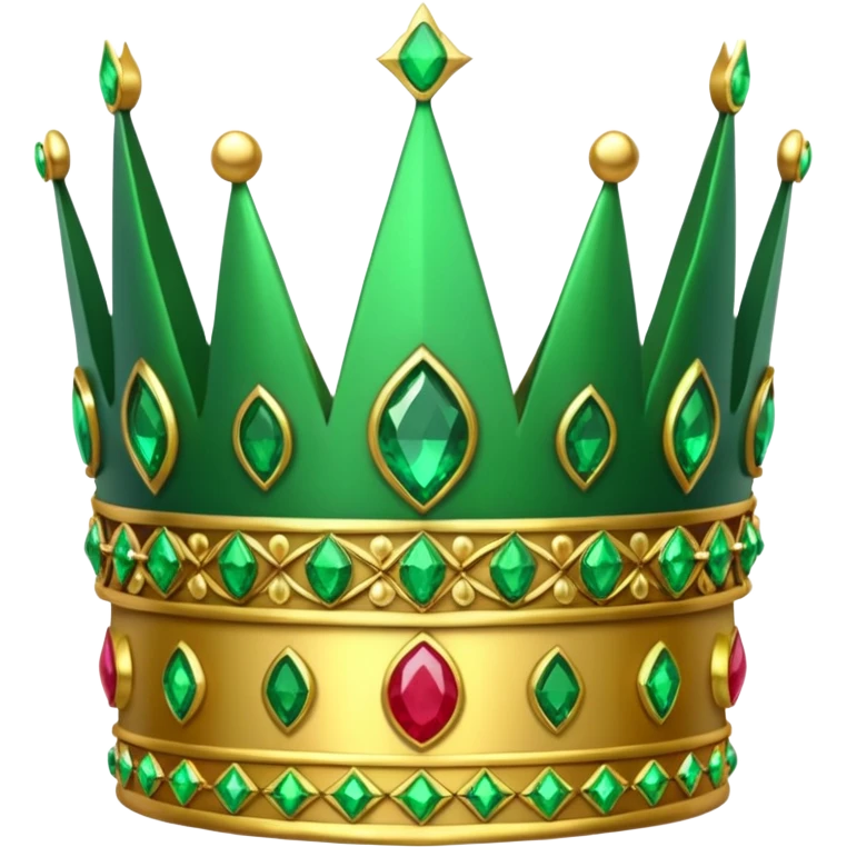 green crown emoji