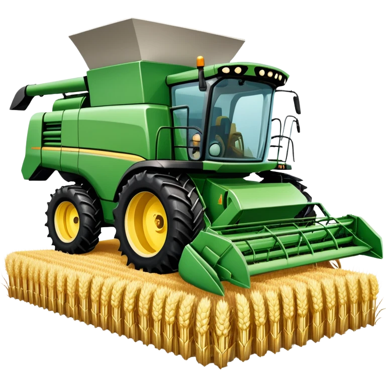 An icon featuring a wheat field, a combine harvester, fertilizer formulas, and plant cells, symbolizing agronomy. The design includes farming tools and crops, representing agricultural science, crop production, and plant biology. Transparent background highlights sustainable farming and growth. emoji