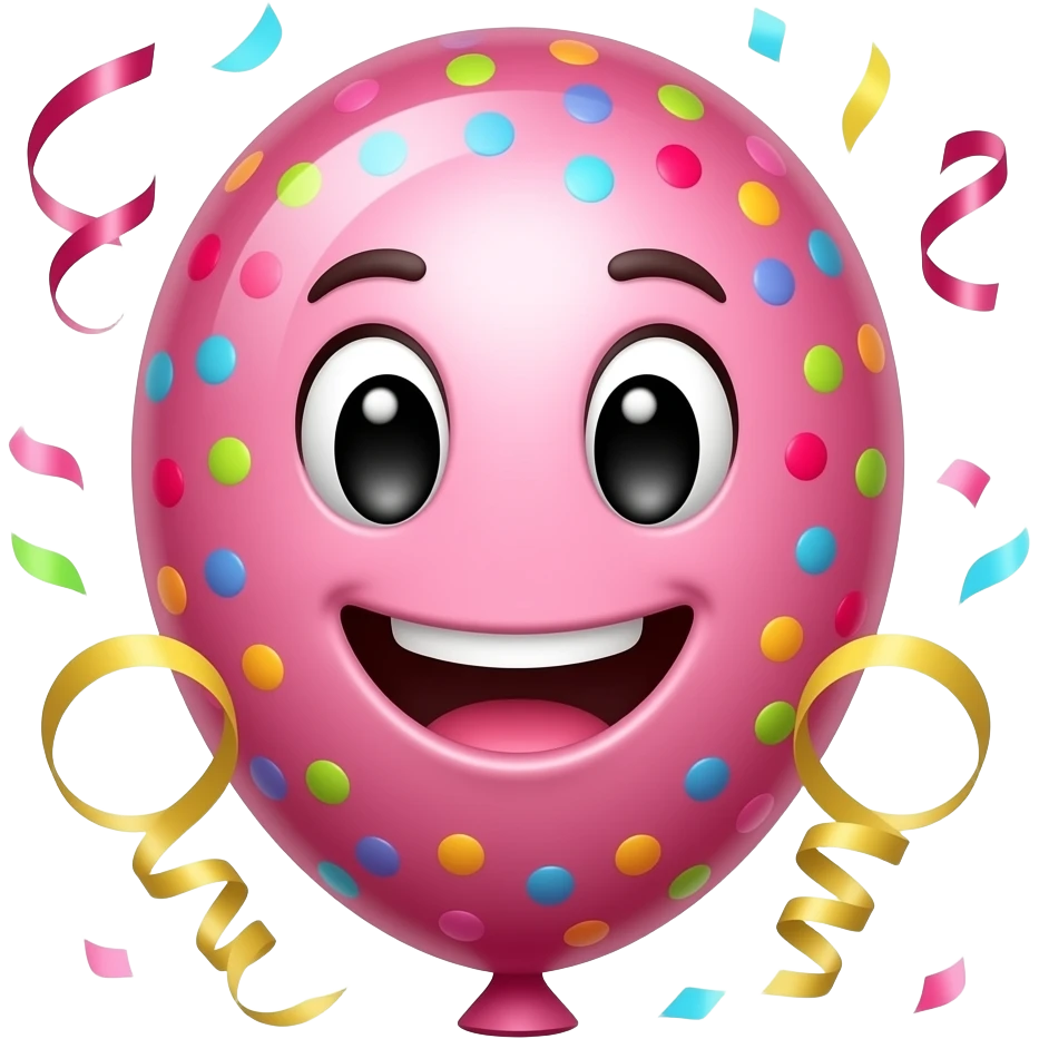 happy double digit birthday  pink balloon emoji