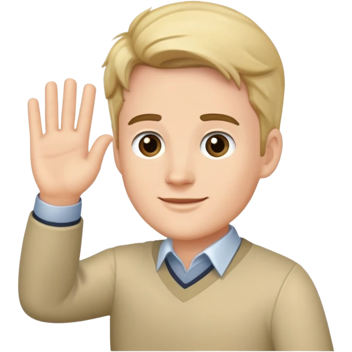 Will Kent waving emoji