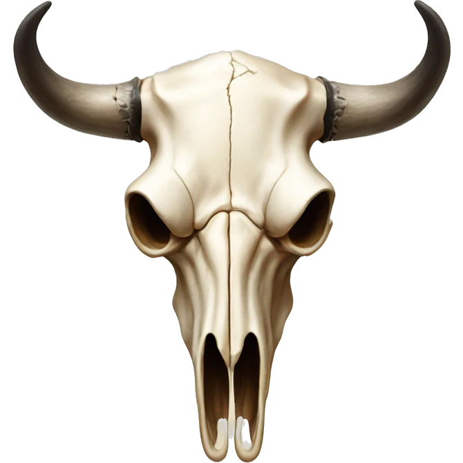 Western cow skull emoji