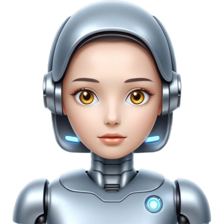 girl ai robot emoji