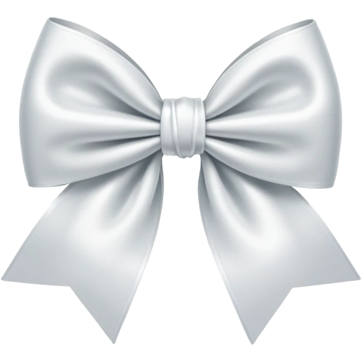 White bow emoji
