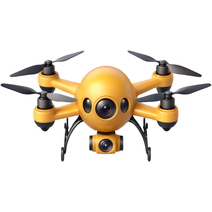 tiny flying camera object icon, insect-like mini drone camera, small wings/rotors, camera lens eye, cute design, 3D cartoon, mobile game icon style, centered, clean background, no text, no watermark
  emoji