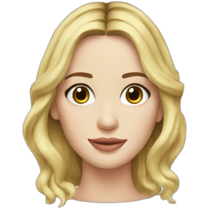 Emily Blunt blonde hair emoji