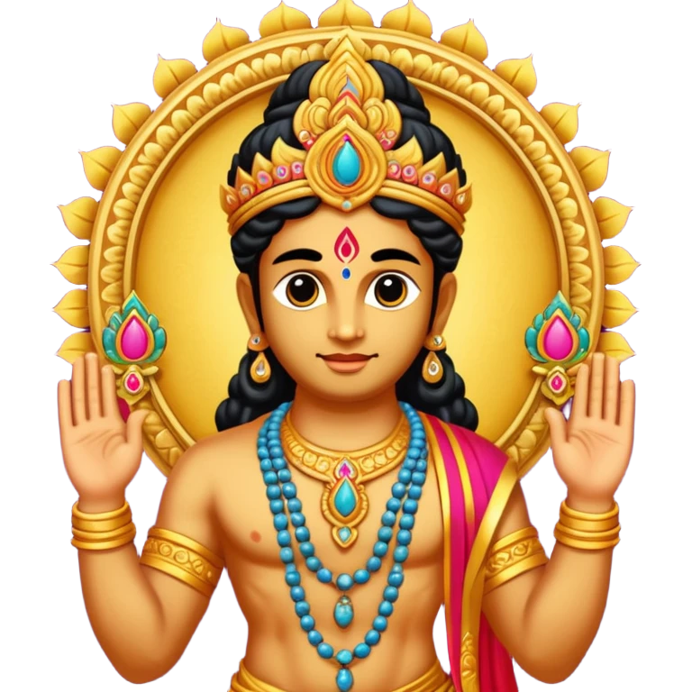 Create god murugan om style  emoji