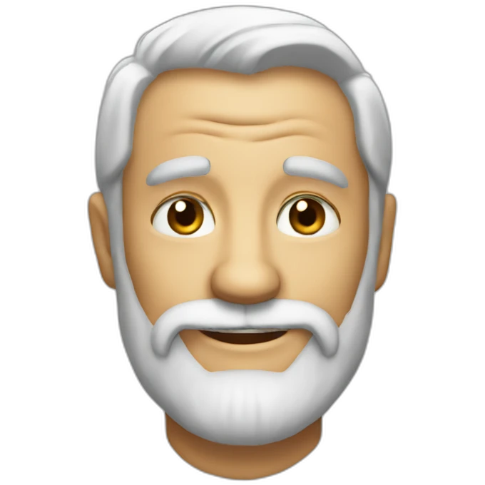 old bearded harold smile emoji