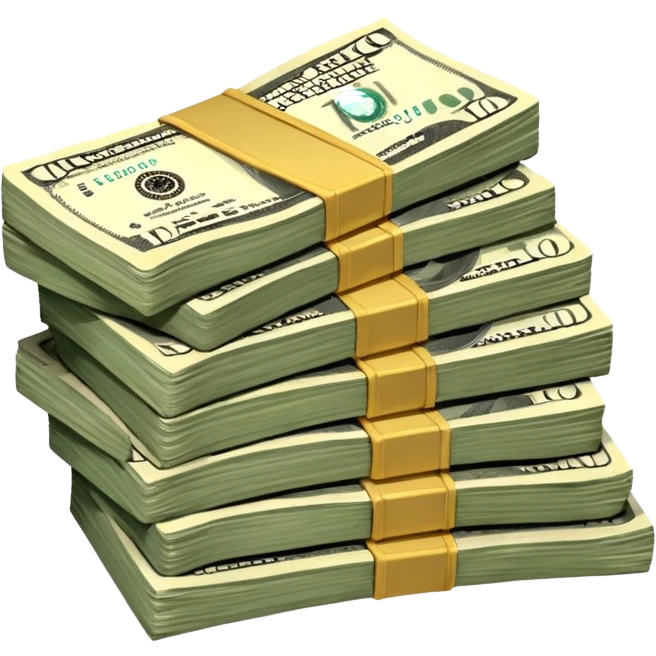 Falling value of the dollar emoji