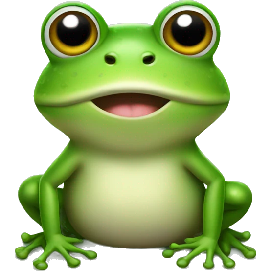 frog with big belly emoji