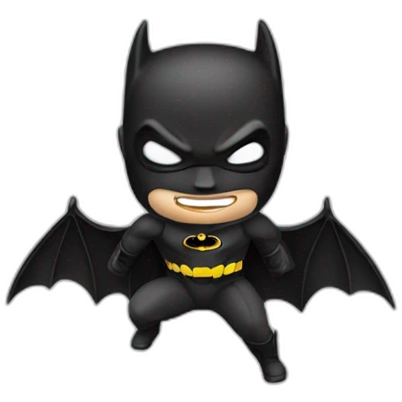 Bat man emoji