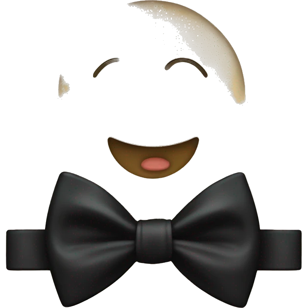 Black bow tie emoji