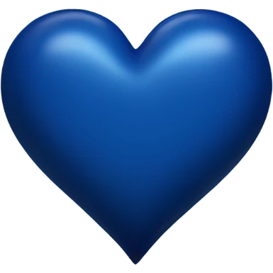 dark blue heart  emoji